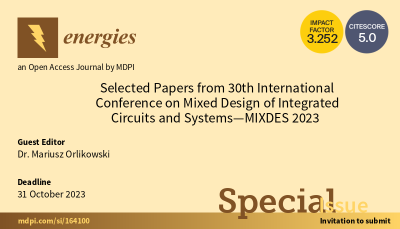 Selected Papers from 29th International Conference on Mixed Design of Integrated Circuits and Systems - MIXDES 2022